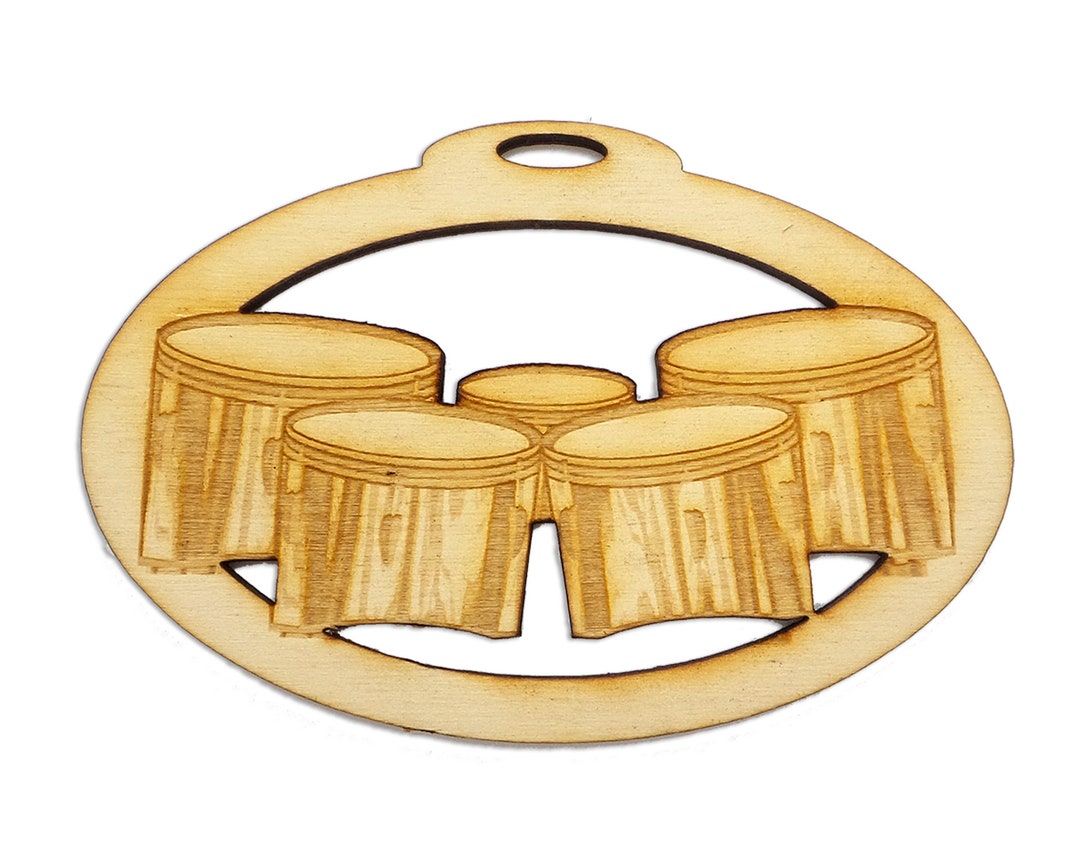 Personalized Quads Ornament Tenor Drums Ornament Etsy