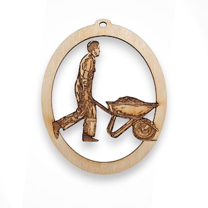 Personalized Laborer Ornament, Labor Union Gift for Laborer
