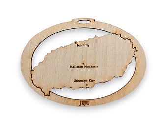 Personalized Jeju Island Ornament - Jeju Island South Korea - Jeju Island