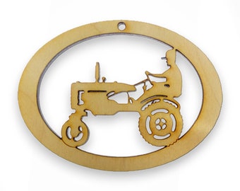 Personalized Tractor Christmas Ornament, Unique Tractor Keepsake Ornament, Tractor Decorations, Farmer Gift Idea, Tractor Lover Gifts