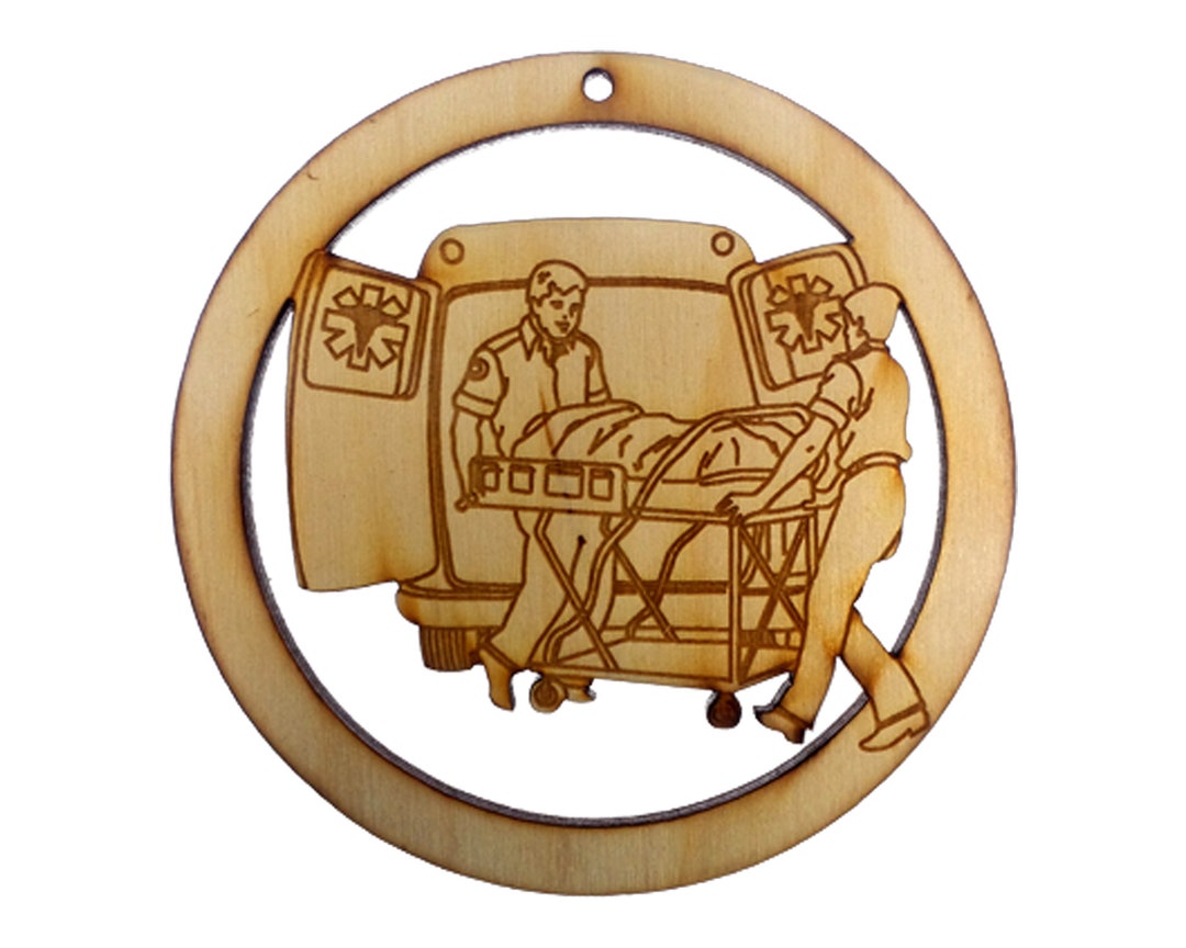 Personalized Ambulance Crew Ornament EMT Gifts Ambulance Crew Gift