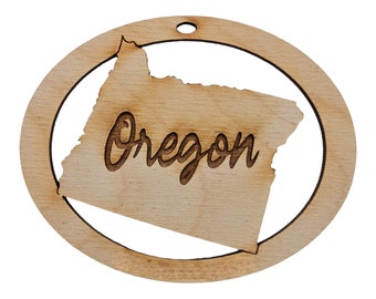 Personalized Oregon Ornament - Oregon State Ornaments - Oregon Gift - Oregon Christmas Ornament - Oregon Ornaments - Oregon Souvenir