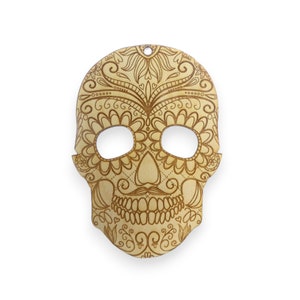 Sugar Skull Ornament - Dia de Los Muertos Ornament - Day of the Dead Skull Ornament -  Sugar Skull Christmas Ornaments - Sugar Skull Decor