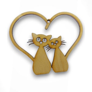 Kitty Cat Ornaments | Personalized | Unique Cat Tree Decoration | Handmade Kitty Keepsakes for Holidays | Beautiful Gifts for Cat Lovers