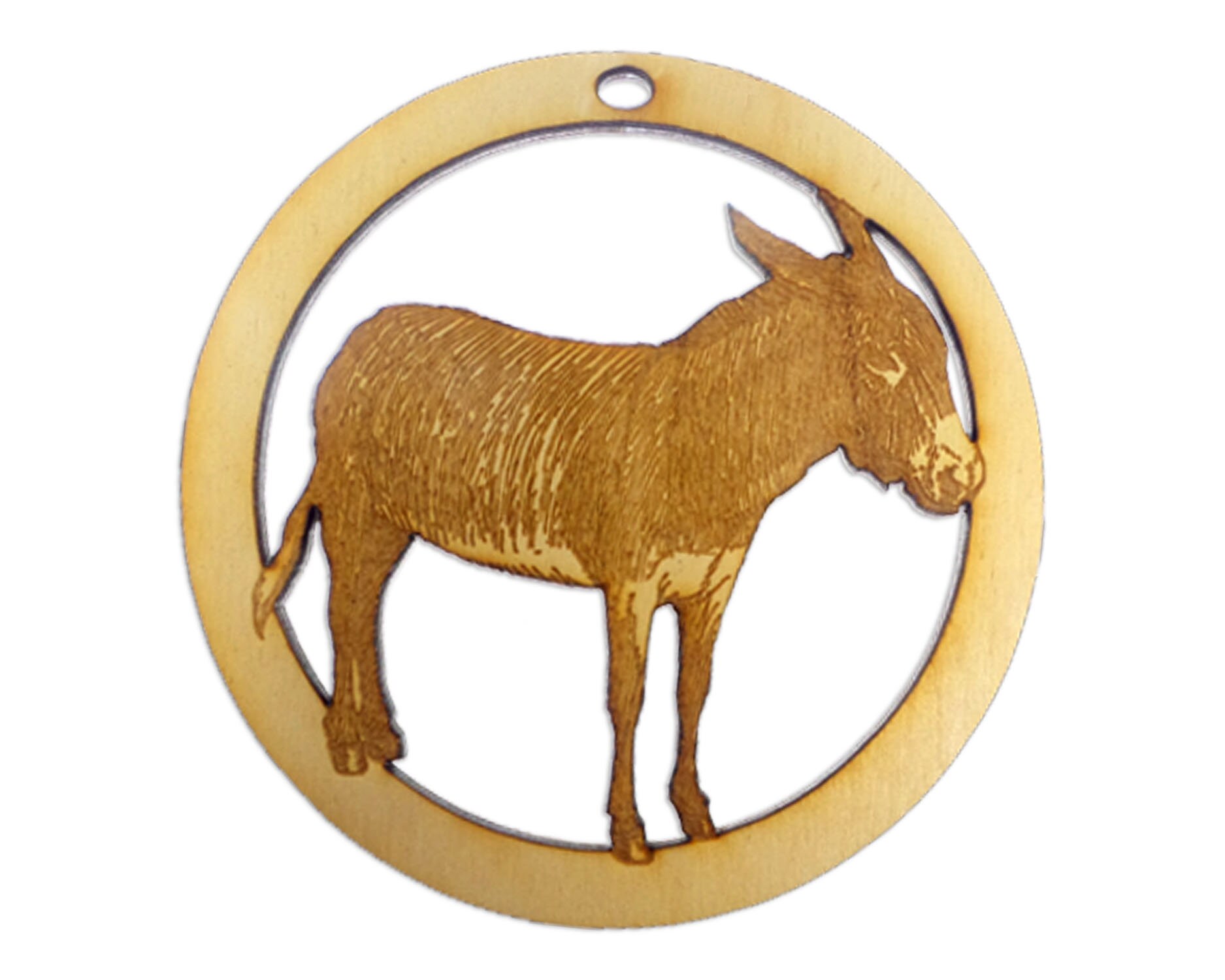 Personalized Donkey Ornament Donkey Ornaments Donkey Gift Etsy