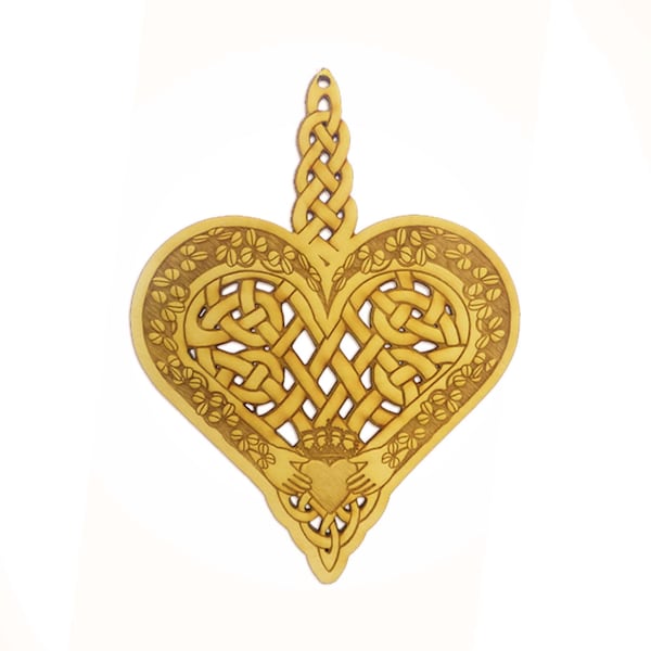 Celtic Ornament, Celtic Christmas Ornaments, Celtic Gifts, Celtic Design, Irish Decor, Irish Gifts, Celtic Knot Ornament, Claddagh Ornament