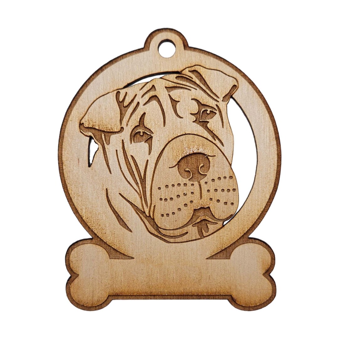 Personalized Shar Pei Ornament Shar Pei Gift Shar Pei Christmas