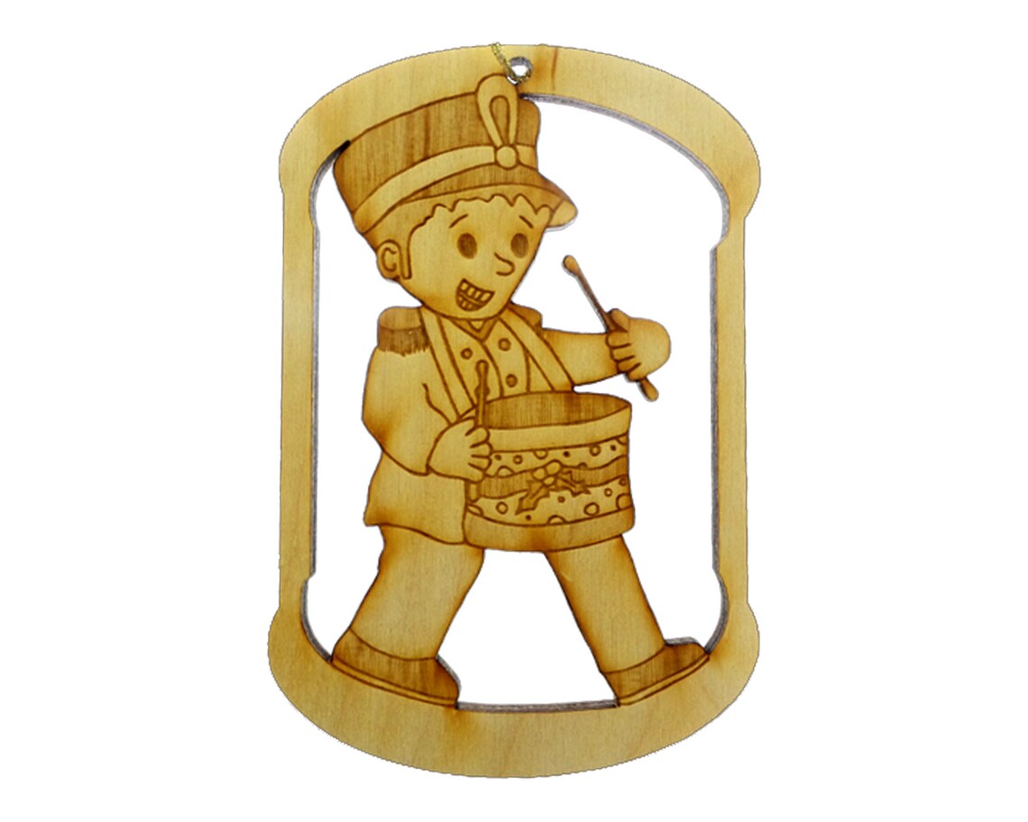 Personalized Drummer Boy Christmas Tree Ornaments Drummer Etsy