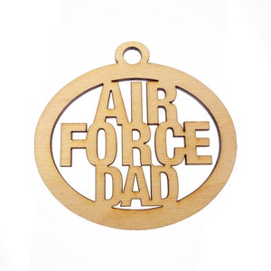 Personalized Air Force Dad Ornament, Air Force Dad Gifts, Military Dad Gift for Air Force Dad, US Air Force Christmas Ornaments, USAF Gift