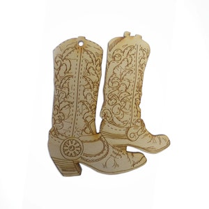 Cowboy Boots Ornament - Cowboy Boots Christmas Ornaments - Cowboy Boots Decoration - Cowboy Boots Christmas Ornaments - Gift for Cowboy