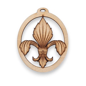 Personalized Fleur de Lis Ornament - Fleur De Lis Christmas Ornaments - Fleur De Lis Gifts - Fleur De Lis Art - Fleur De Lis Decor