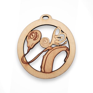 Personalized Cochlear Implant Ornament | Gifts for Audiologists | Gifts for Otolaryngologists | Speech Pathologist Gifts |Christmas Ornament
