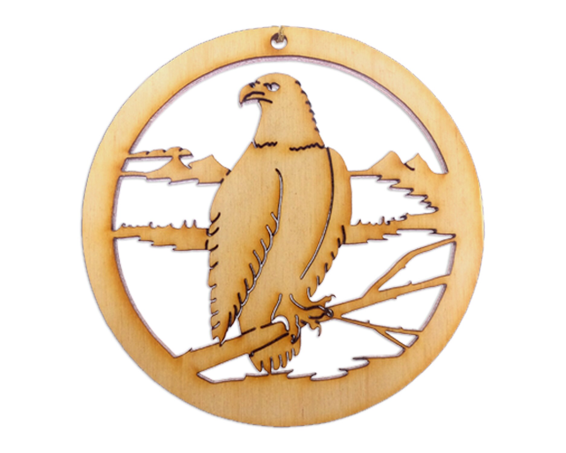 Personalized Eagle Ornament Eagle Christmas Ornaments Bald Etsy