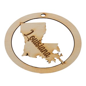 Personalized Louisiana Ornament - Louisiana State Ornaments - Louisiana Gift - Louisiana Souvenir - Louisiana Christmas Ornament