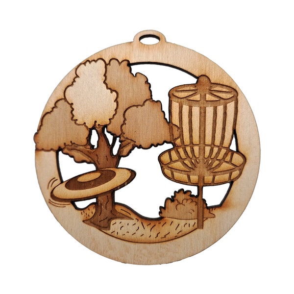 Personalized Disc Golf Ornament | Disc Golf Christmas Ornament | Gifts for Disc Golfers | Frisbee Golf Gifts | Unique Holiday Keepsakes