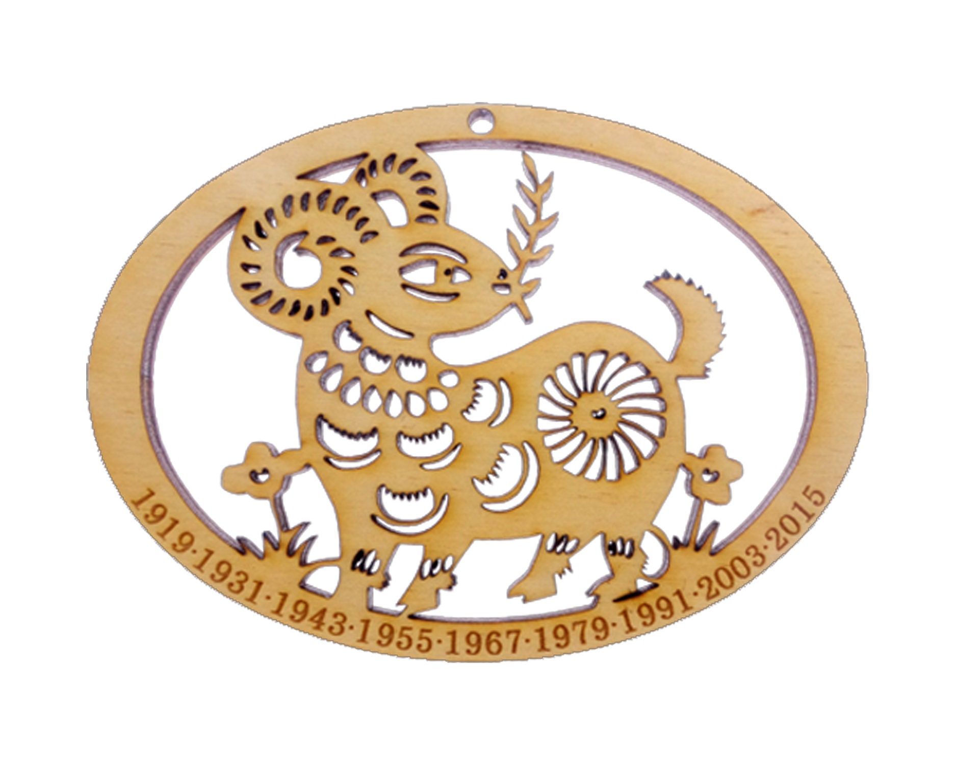 Year of the Sheep Ornament Chinese Zodiac Ornament Zodiac - Etsy Australia