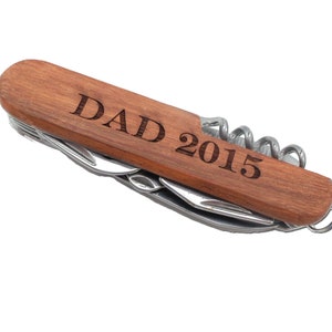 Engraved Pocket Knife - Personalized Multi Tool - Groomsmen Gift - Personalized Fathers Day Gift - Engraved Knife - Best Man Gift