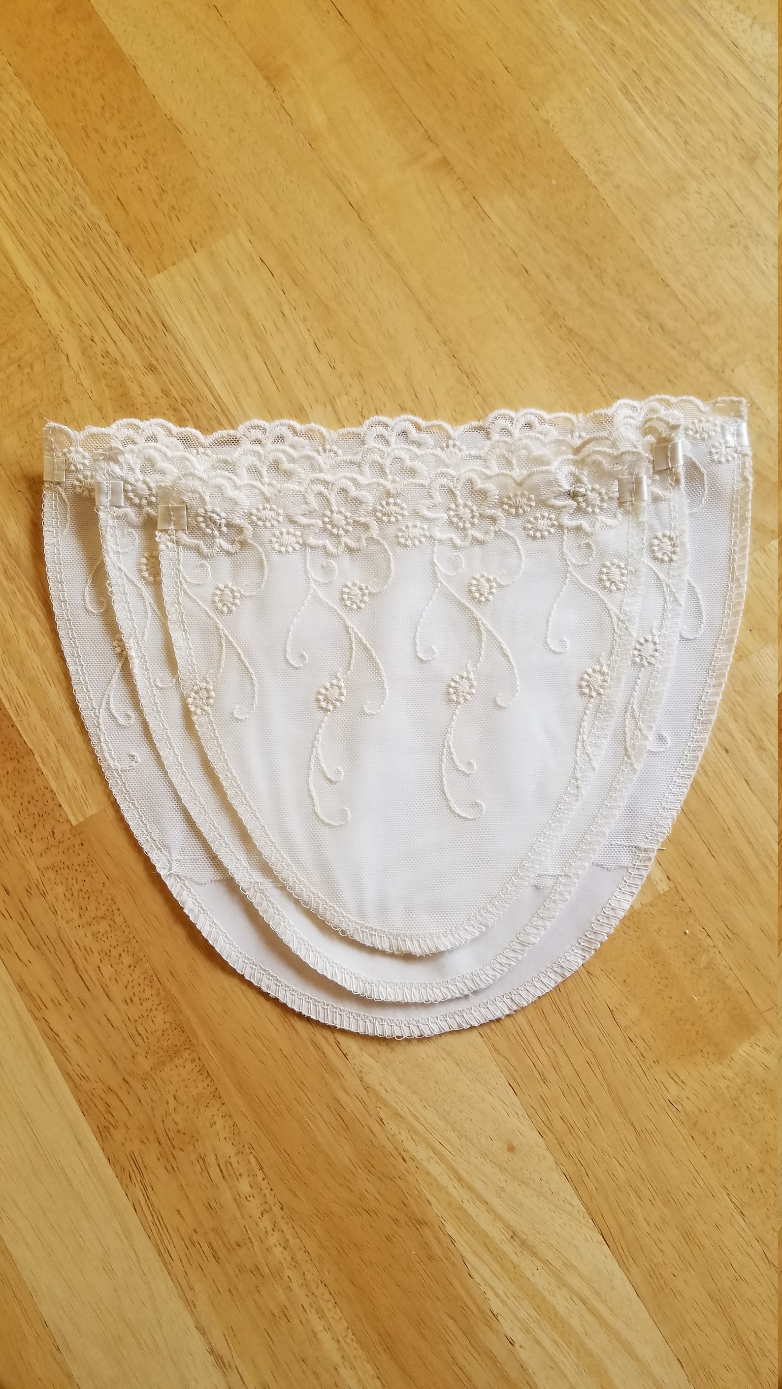 Lace modesty panel neckline insert mock camisole Etsy