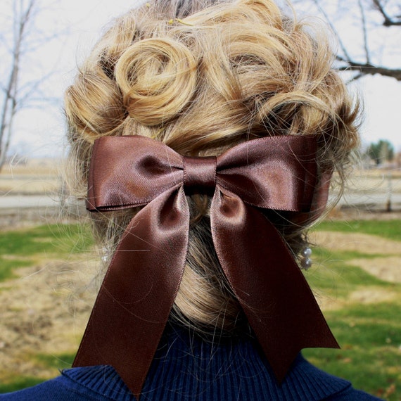 Haarspangen Für Damen 8er Set – Groß, Aus Satinband, Zufällige Farben, Für Hochzeit, Party Und Alltag