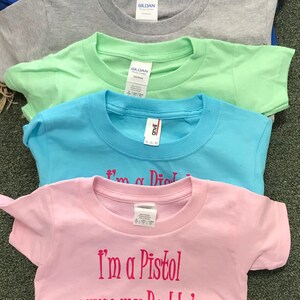 Lil Bitz Childs- Im a pistol T-shirt-Choice of colors-RodeoChics Exclusive image 7