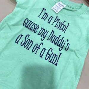 Lil Bitz Childs- Im a pistol T-shirt-Choice of colors-RodeoChics Exclusive image 6
