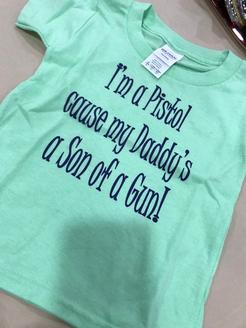 Lil Bitz Childs- Im a pistol T-shirt-Choice of colors-RodeoChics Exclusive image 6