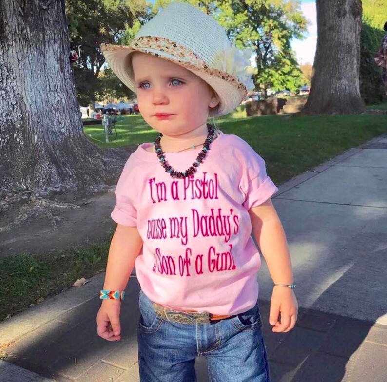 Lil Bitz Childs- Im a pistol T-shirt-Choice of colors-RodeoChics Exclusive image 8
