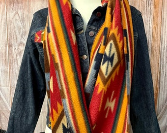 WANDERER-Tribal Lux Fleece Neck scarf-Wrap