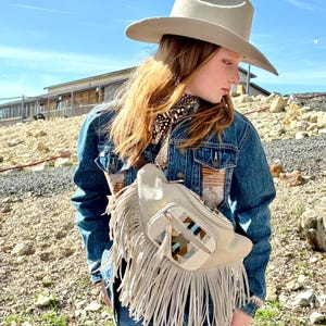 Ole West Fringed Fanny Pack-Oregon PNW accents -Rodeochics Exclusive Custom Made