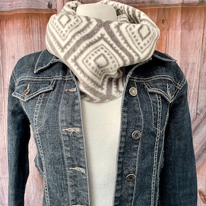 White Dawn Neck Scarf- Wrap-Rodeochics Exclusive