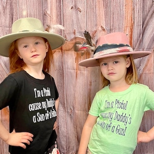 Lil Bitz Childs- Im a pistol T-shirt-Choice of colors-RodeoChics Exclusive image 10
