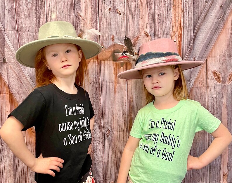 Lil Bitz Childs- Im a pistol T-shirt-Choice of colors-RodeoChics Exclusive image 10