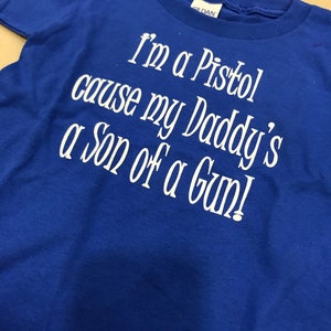 Lil Bitz Childs- Im a pistol T-shirt-Choice of colors-RodeoChics Exclusive image 5