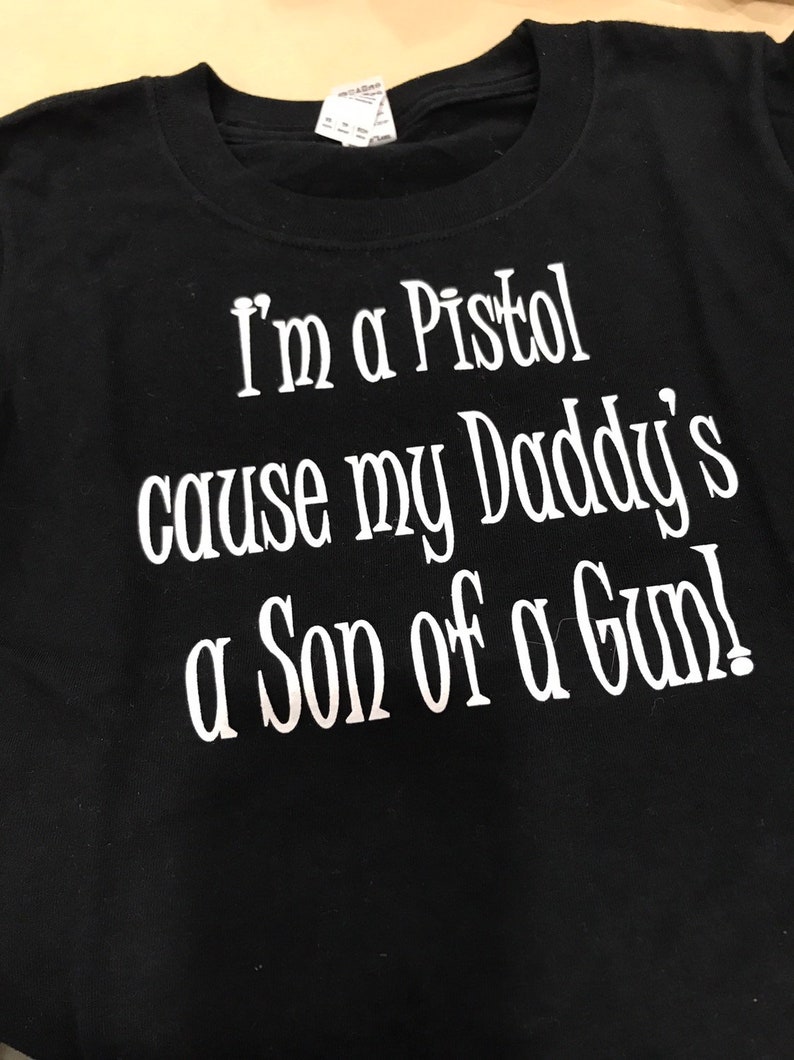 Lil Bitz Childs- Im a pistol T-shirt-Choice of colors-RodeoChics Exclusive image 4