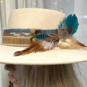 BEST SELLER Custom Cowboy HATBAND- Denim and Oregon Pen Wool- let’s Design Yours-Rodeochics Exclusive Custom Order-One of a Kind image 9