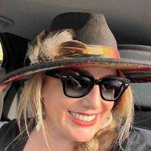 BEST SELLER Custom Cowboy HATBAND- Denim and Oregon Pen Wool- let’s Design Yours-Rodeochics Exclusive Custom Order-One of a Kind image 6