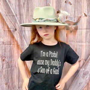 Lil Bitz Childs- Im a pistol T-shirt-Choice of colors-RodeoChics Exclusive image 3