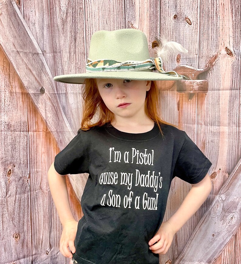 Lil Bitz Childs- Im a pistol T-shirt-Choice of colors-RodeoChics Exclusive image 3