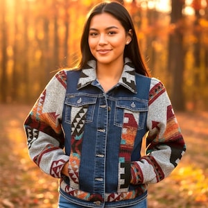 BEST SELLER-Maßangefertigte Pfeil-Denim-Jacke oder Weste nach Ihrer Größe Rodeochics Exclusive