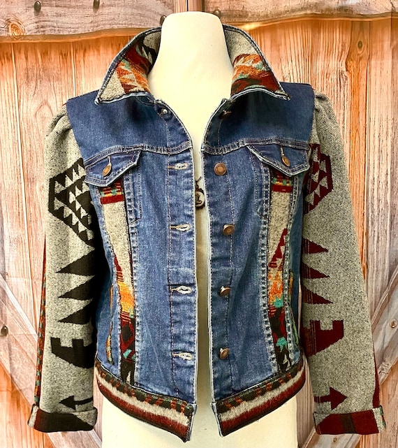 RONRON★韓国★人気★NEEDLEWORK WESTERN DENIM JACKET 3色 RONRON☆韓国☆人気☆NEEDLEWORK WESTERN DENIM JACKET 3色