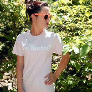 CLEARANCE-Got Rodeo-Unisex Screenprint T-shirt- Pink/White-Cowgirl-Western-Cowboy-Gift