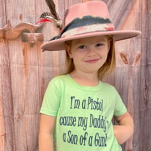 Lil Bitz Childs- Im a pistol T-shirt-Choice of colors-RodeoChics Exclusive image 2