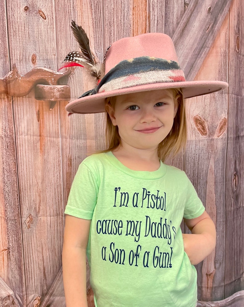 Lil Bitz Childs- Im a pistol T-shirt-Choice of colors-RodeoChics Exclusive image 2