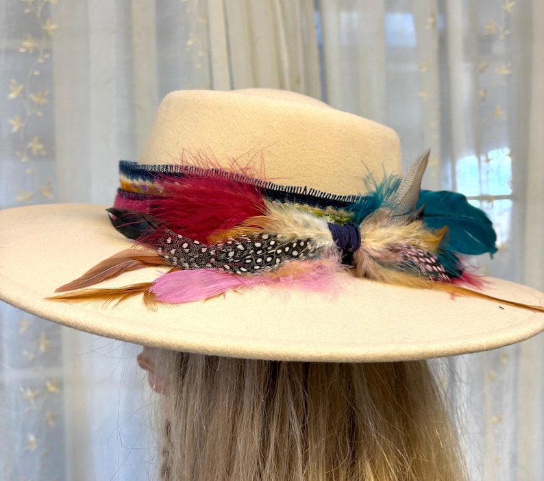 BEST SELLER Custom Cowboy HATBAND- Denim and Oregon Pen Wool- let’s Design Yours-Rodeochics Exclusive Custom Order-One of a Kind image 10