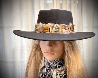 The  FEATHERED HATBAND- two designs-tell me your colors-Rodeochics Design