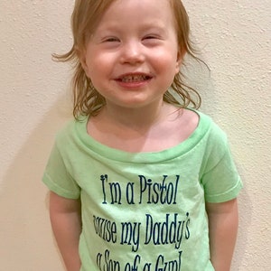 Lil Bitz Childs- Im a pistol T-shirt-Choice of colors-RodeoChics Exclusive image 9