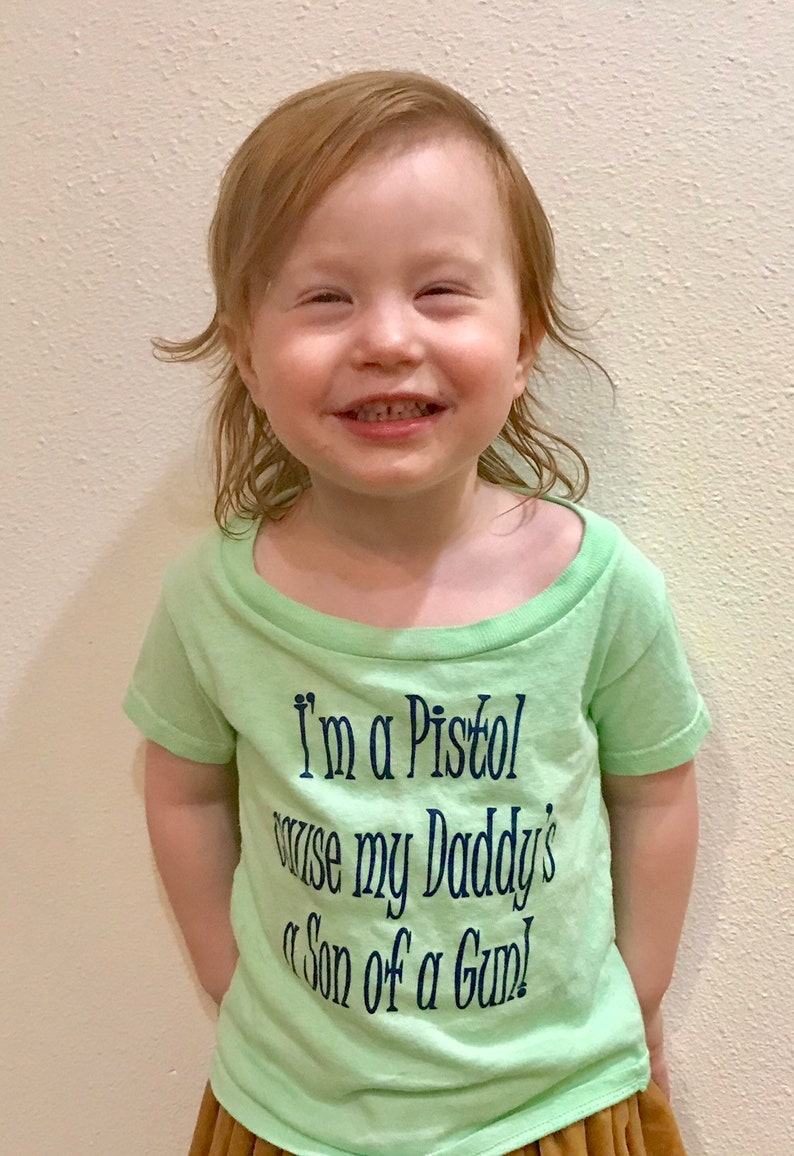 Lil Bitz Childs- Im a pistol T-shirt-Choice of colors-RodeoChics Exclusive image 9