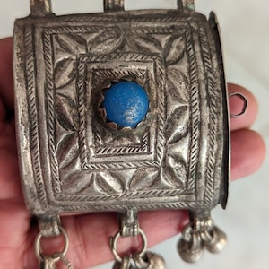 Ethnic Yemeni Rashada Large Silver Hirz Box Pendant From Ethiopia Middle Eastern