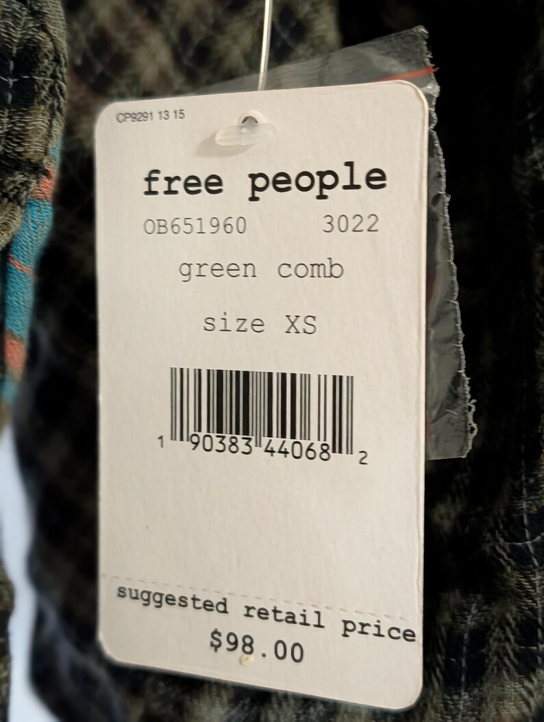 Free People Shirt Womens XS Oversized Gauze Button Front Tunic Top Flowy image 7