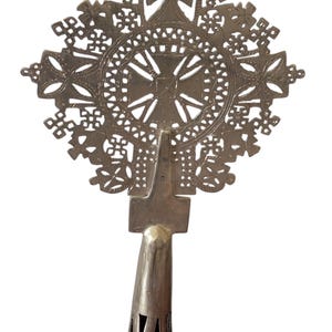Handmade Ethiopian Orthodox Golden Processional Cross Coptic Christian Art Home Decor House Warming